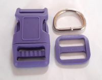 25mm purple buckle set (buckle+slider+d-ring)