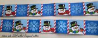 22mm wide snowman jacquard ribbon (USA) 